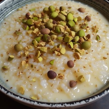 Roz bel Laban (Egypt - rice pudding)