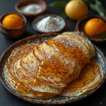 Ghrayef (Tunisia - thin pancakes)
