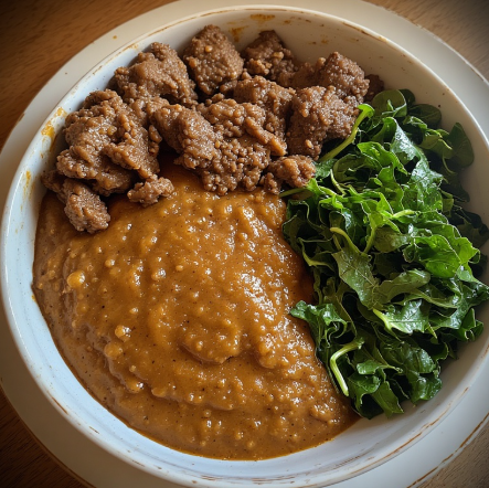 Tô with Sauce Arachide (Burkina Faso)