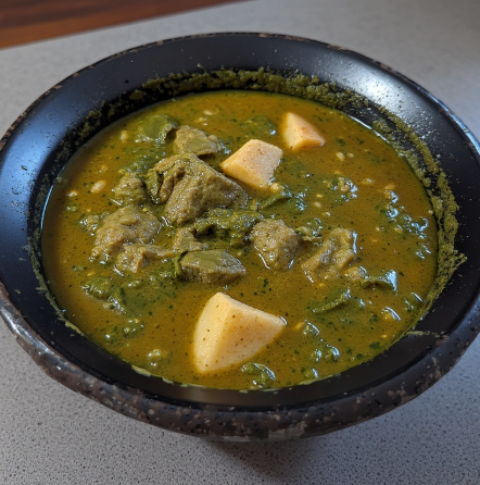 Cassava Leaf Soup (Sierra Leone/Liberia)