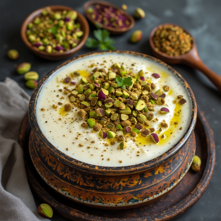 Mhalbi (Algeria - milk pudding)