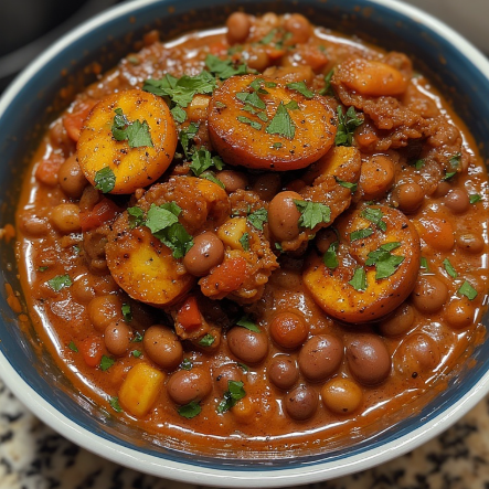 Red Red (Ghana - bean stew)