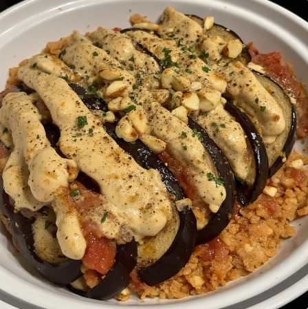 Fatstet Betengan (Egypt - eggplant fatstah)