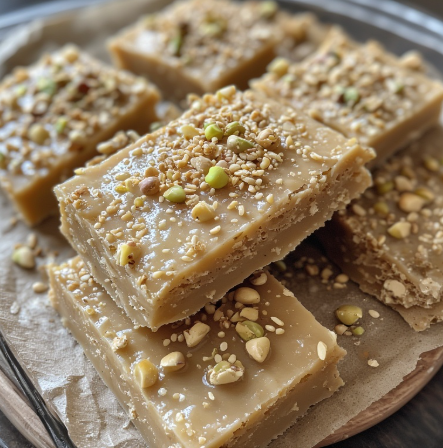 Halwa Chamia (Algeria - sesame halva)
