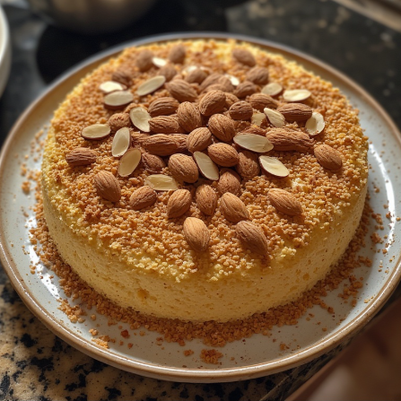 Basbousa (Egypt - semolina cake)
