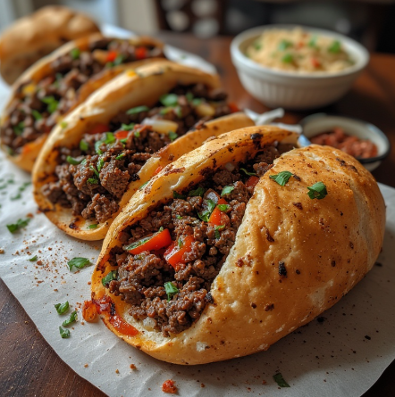 Hawawshi (Egypt - Cairo street sandwich)