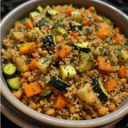 Couscous Bil Khodra (Algeria - vegetable couscous)