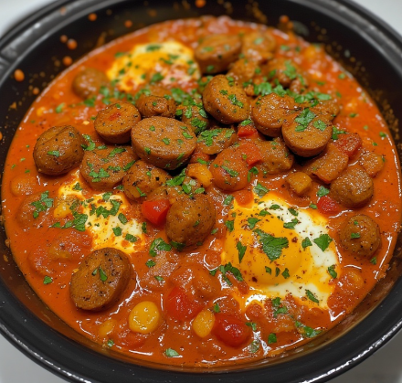 Ojja (Tunisia - merguez & eggs)