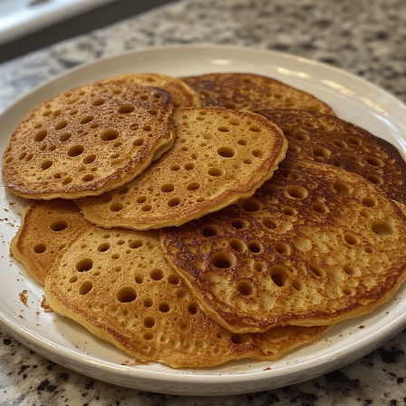 Baghrir (Morocco - thousand-hole pancakes)