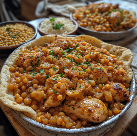 Rfissa (Morocco - national celebratory dish)