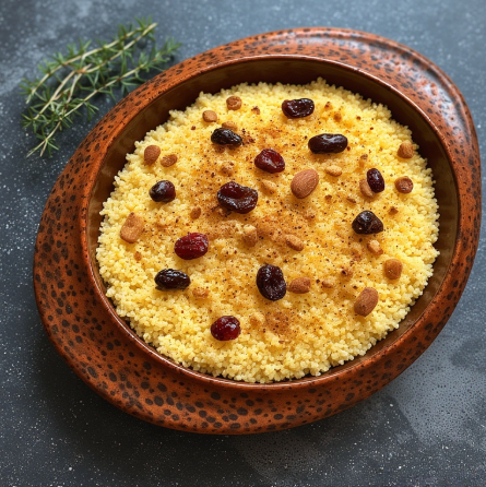 Seffa (Morocco - sweet couscous)
