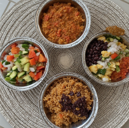 Garri Foto (Ghana - garri salad)
