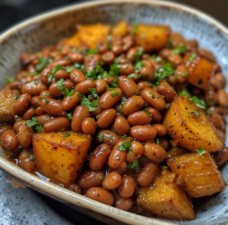 Beans and Plantain (Nigeria - student meal)