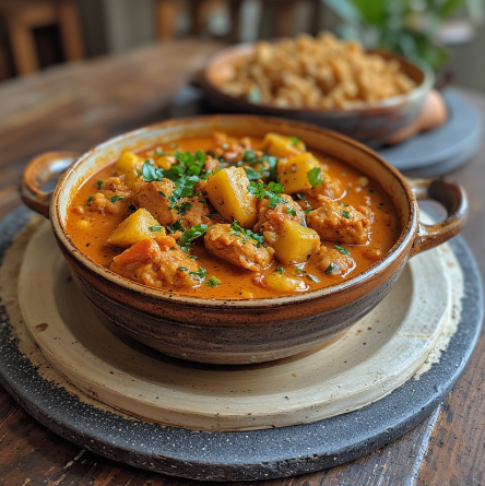 Sangah (Gabon - chicken in peanut sauce)