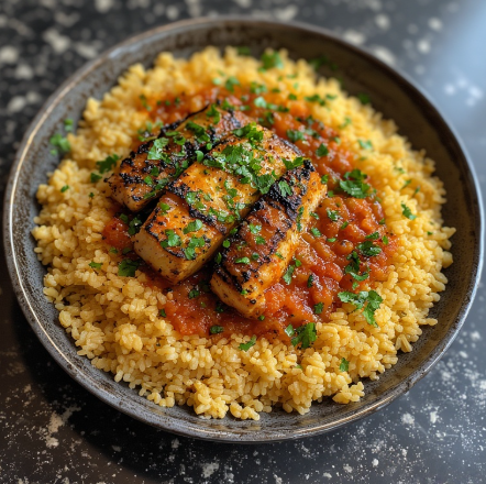 Attiéké Poisson (Côte d'Ivoire - cassava couscous with fish)