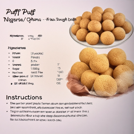Puff Puff (Nigeria/Ghana - fried dough balls)