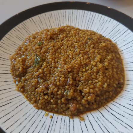 Fonio with Sauce (Guinea - cereal grain porridge)