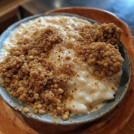 Thiakry (Senegal - millet yogurt dessert)