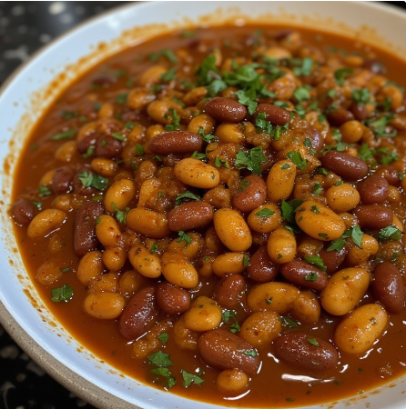 Jollof Beans (Nigeria - beans in jollof sauce)