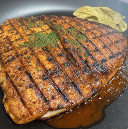 Capitaine Grillé (Gabon - grilled Nile perch)