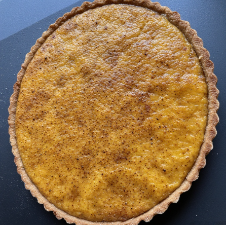 Plantain Tart (Ghana - baked sweet plantain)