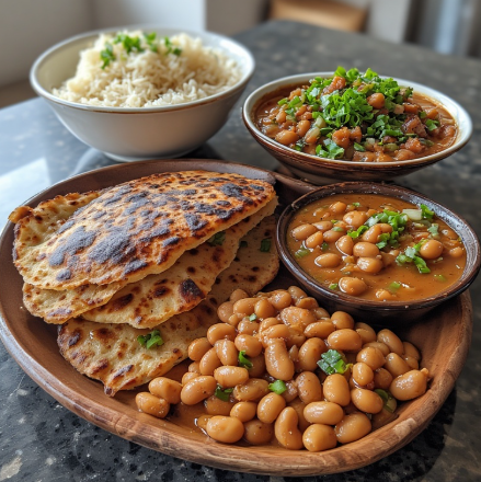 Kikomando (Uganda - chapati & beans)