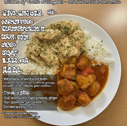 Akoho sy Voanio (Madagascar - chicken in coconut)