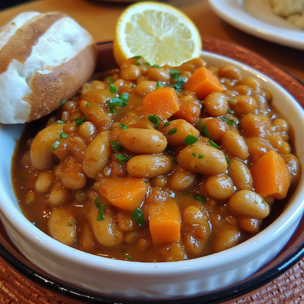 Bunny Chow with Beans (South Africa - vegetarian bunny)