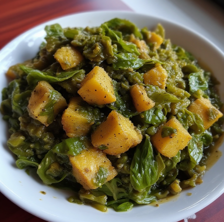 Ravitoto (Madagascar - pounded cassava leaves)