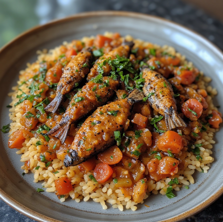 Kapenta with Sadza (Zambia/Zimbabwe - dried fish)