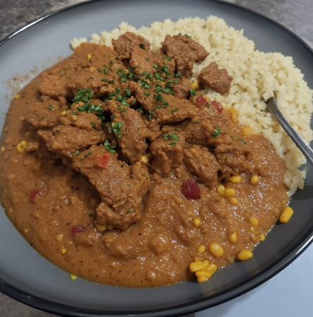 Pap en Vleis (South Africa - maize porridge with meat)