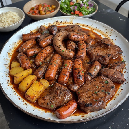Braai (South Africa - barbecue feast)