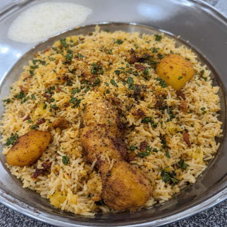 Biriani ya Kuku (Tanzania - chicken biriani)