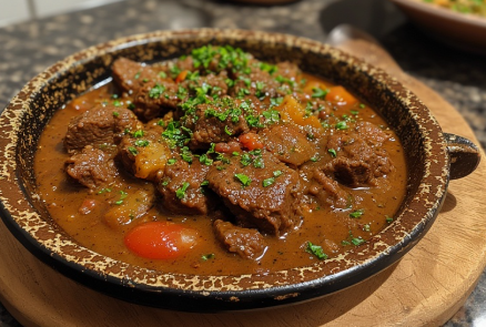 Inyama y'inka (Rwanda - beef stew)