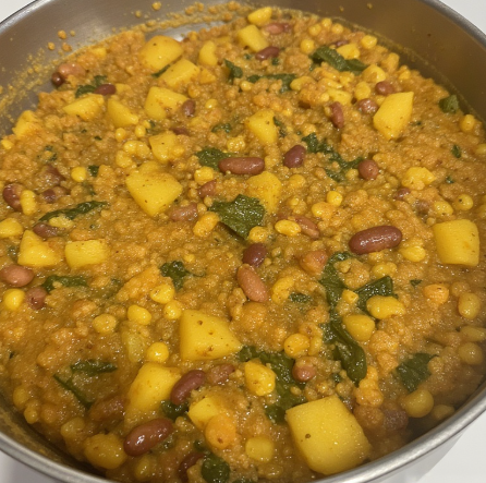 Mukimo (Kenya - mashed with greens)
