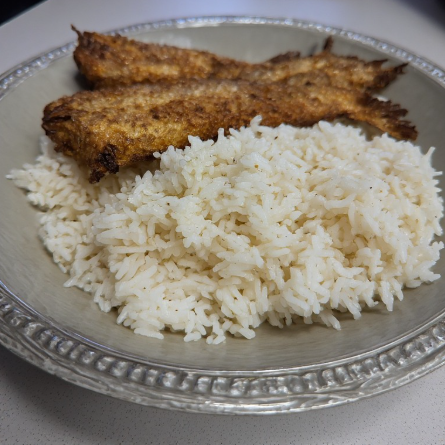 Dried Fish (tuyo / daing) + 1 cup Rice