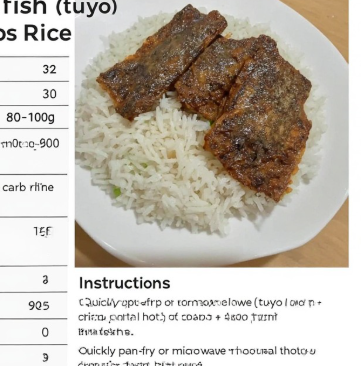 Dried Fish (tuyo) + 2 cups Rice