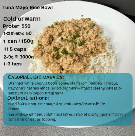 Tuna Mayo Rice Bowl (Cold or Warm)