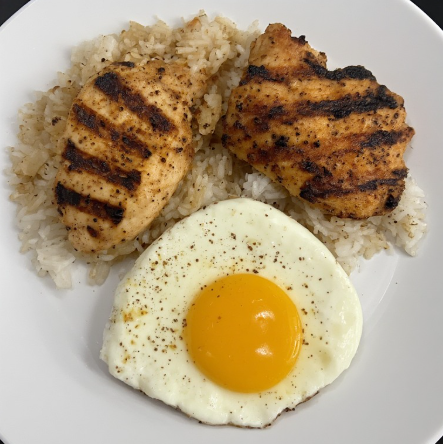 Fried Chicken Thigh + 1 cup Rice