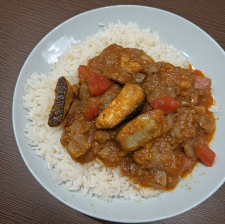 Ginisang Sardinas (Sautéed Sardines) and Rice