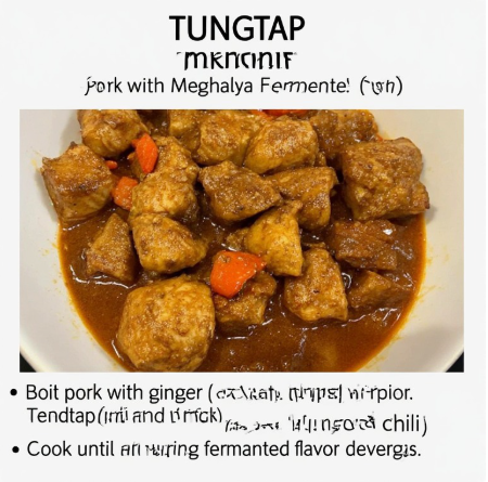 Pork with Tungtap (Meghalaya Fermented Fish Pork)