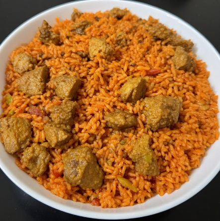 Jadoh (Meghalaya Red Rice with Pork)
