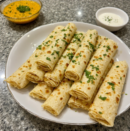 Khandvi (Gujarat Gram Flour Rolls)