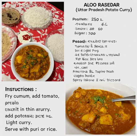 Aloo Rasedar (Uttar Pradesh Potato Curry)