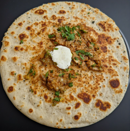 Uttapam (South Indian Thick Pancake with Toppings)