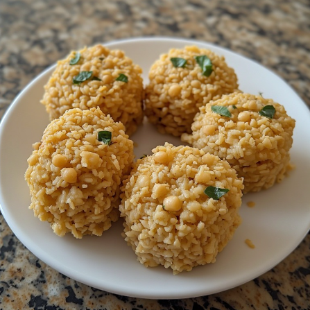 Khaman Dhokla (Gujarat Steamed Chickpea Cake)