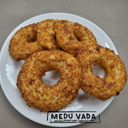 Medu Vada (South Indian Crispy Lentil Doughnut)