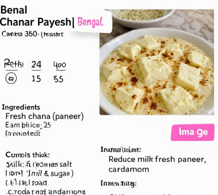 Chhanar Payesh (Bengal Paneer Pudding)