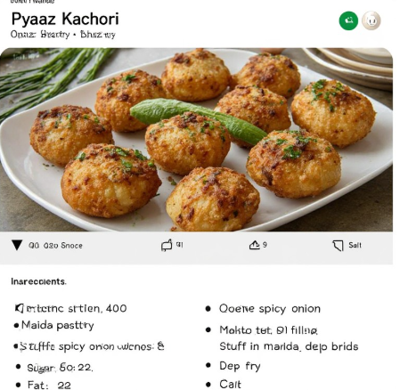 Pyaaz Kachori (Rajasthan Onion Stuffed Pastry)