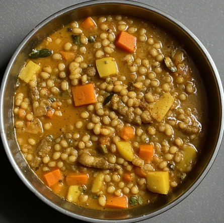 Sambar (Tamil Nadu Lentil Vegetable Stew)